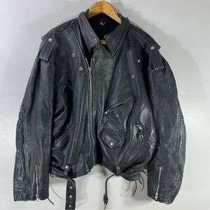 Vintage perfecto motorcycle leather jacket
